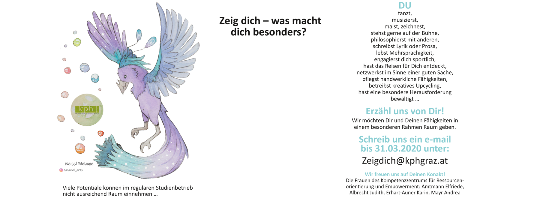 Zeig dich - was macht dich besonders?