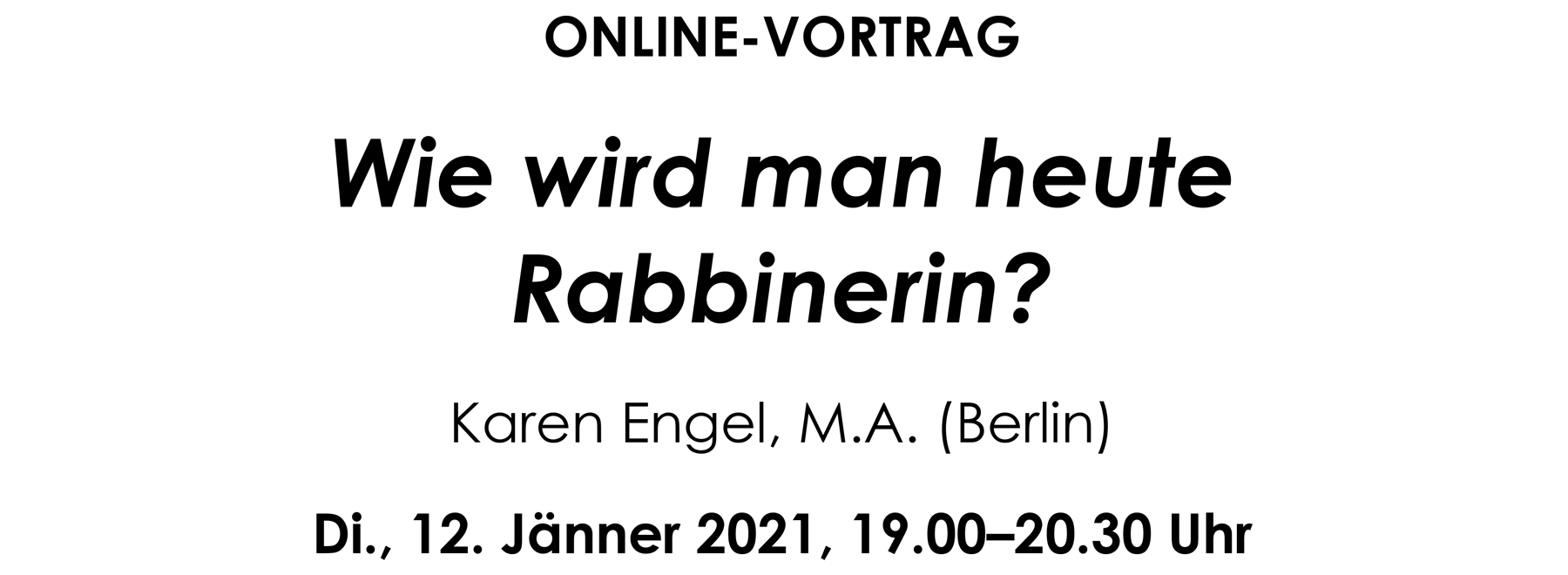 Wie wird man heute Rabbinerin